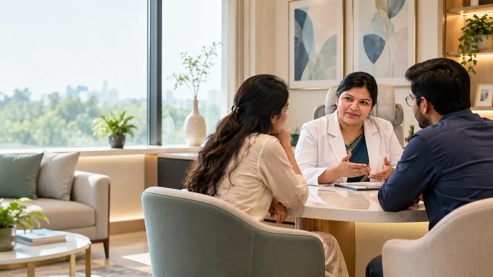 Fertility consultation at Follicles IVF & Fertility Clinic in Noida